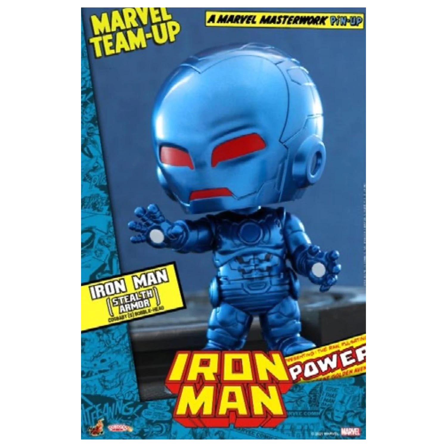 Marvel Cosbaby Wave 3 Iron Man Stealth Armor fotografii produktu