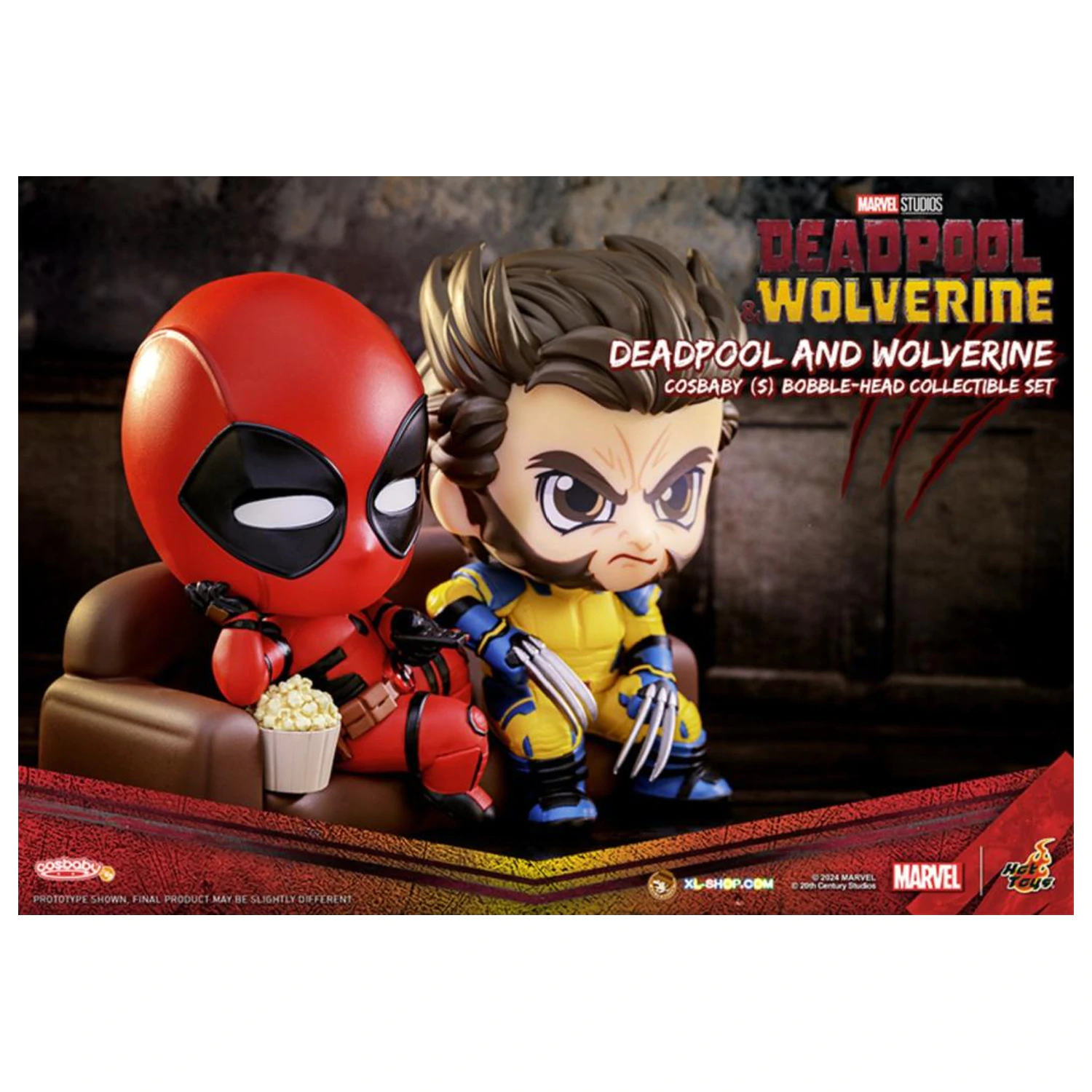Sada Marvel Cosbaby Wave 4 Deadpool & Wolverine fotografii produktu