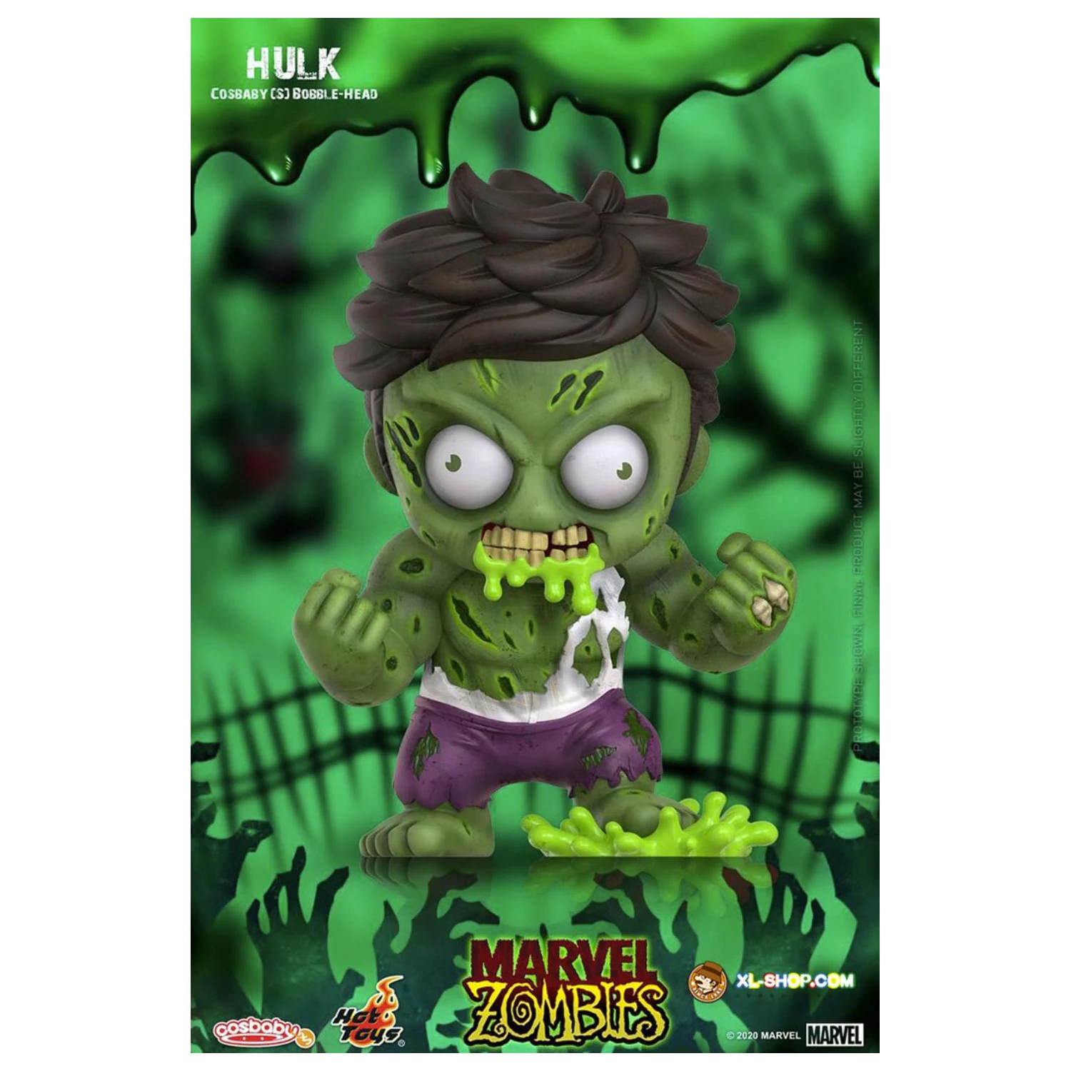 Marvel Cosbaby Wave 4 Zombie Hulk fotografii produktu