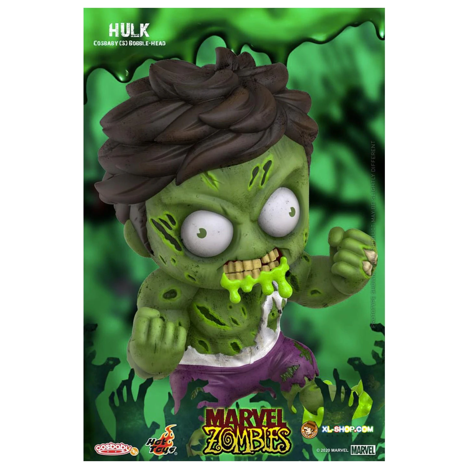 Marvel Cosbaby Wave 4 Zombie Hulk fotografii produktu