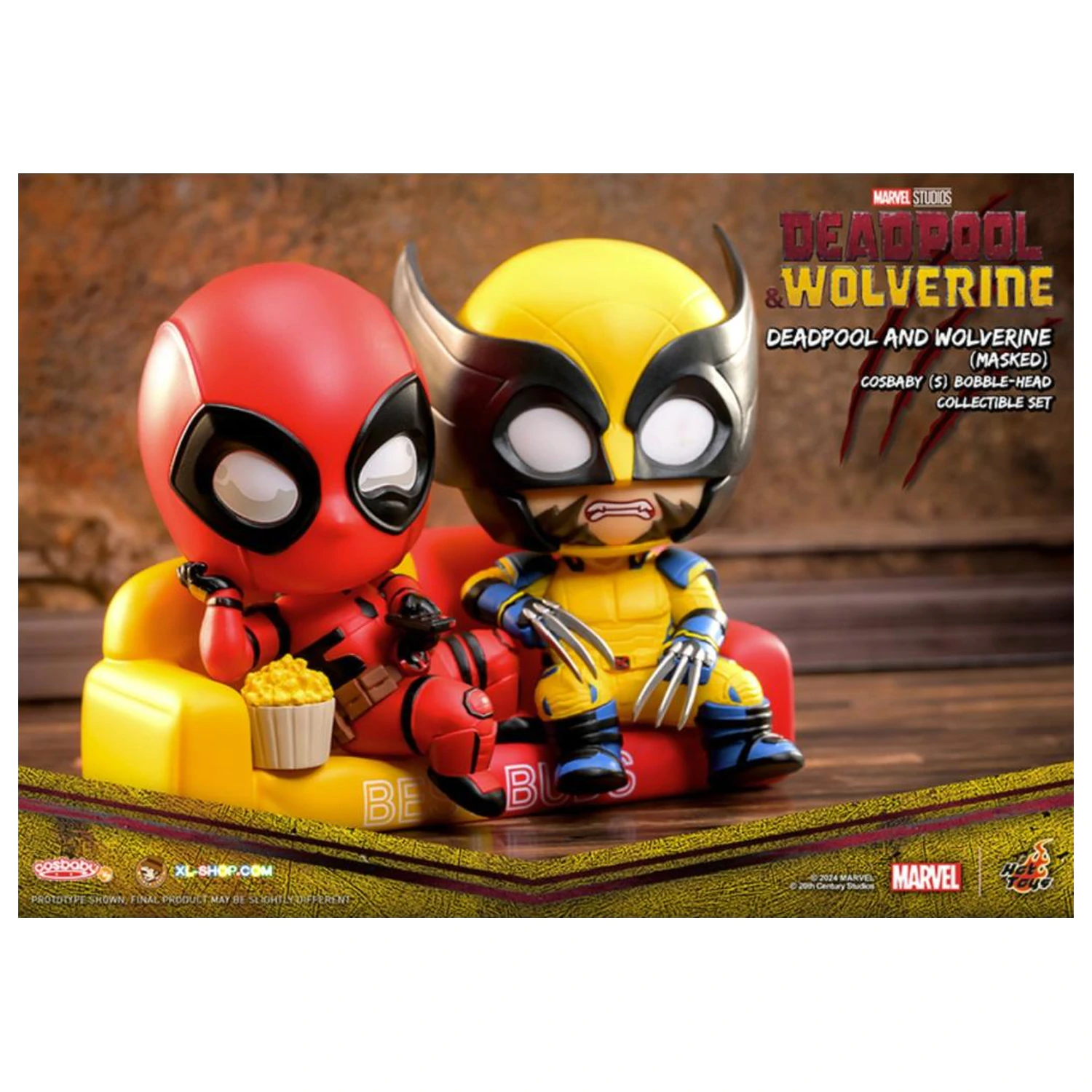 Marvel Cosbaby Wave 5 Deadpool & Wolverine Masked fotografii produktu