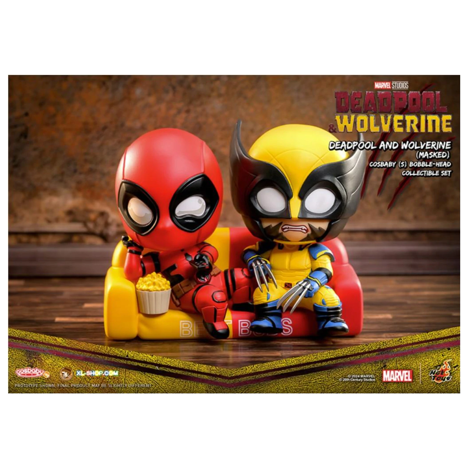 Marvel Cosbaby Wave 5 Deadpool & Wolverine Masked fotografii produktu