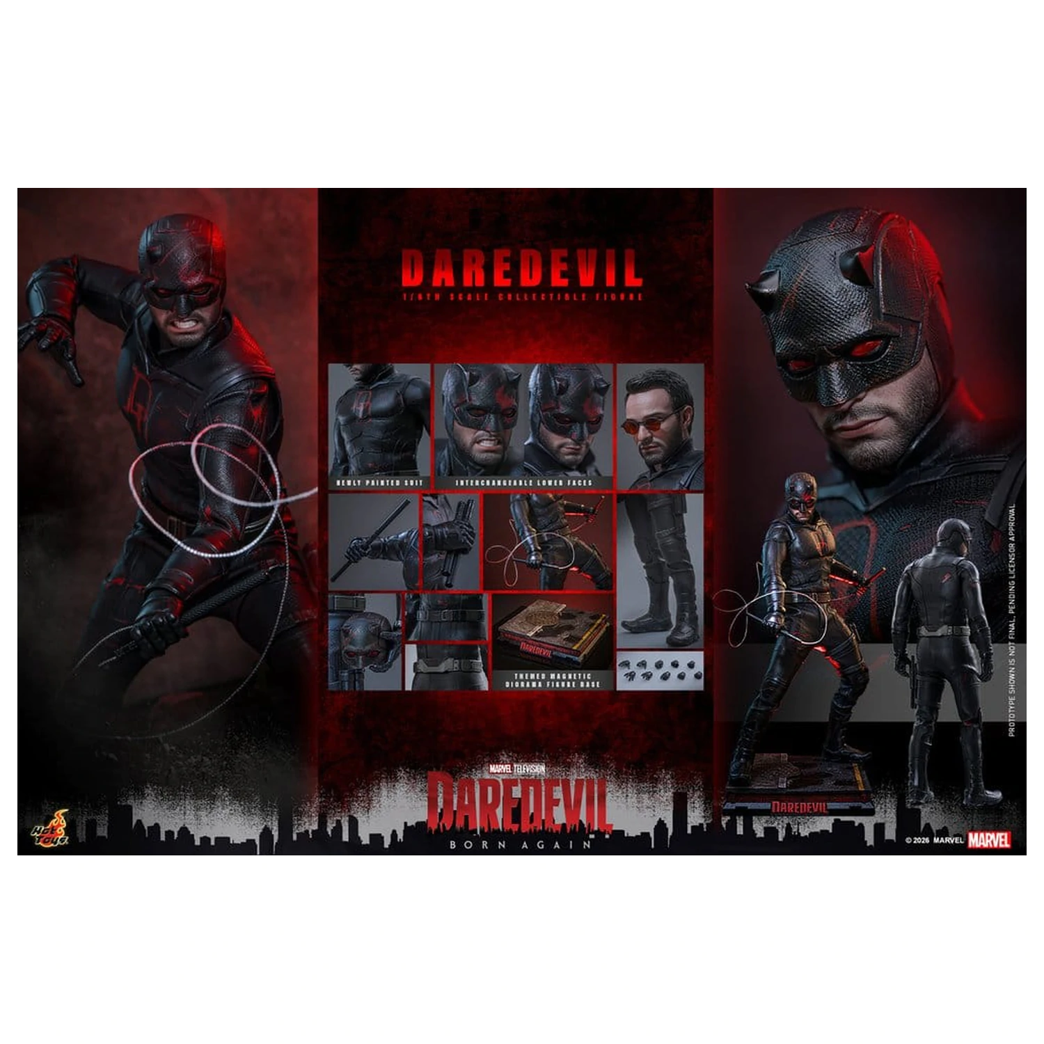 Marvel Daredevil: Born Again akční figurka 1/6 Daredevil 30 cm fotografii produktu