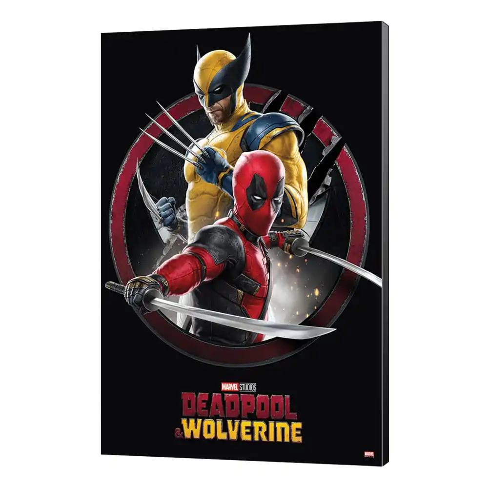 Marvel Dřevěná nástěnná dekorace Deadpool & Wolverine 01 Action 35 x 50 cm fotografii produktu