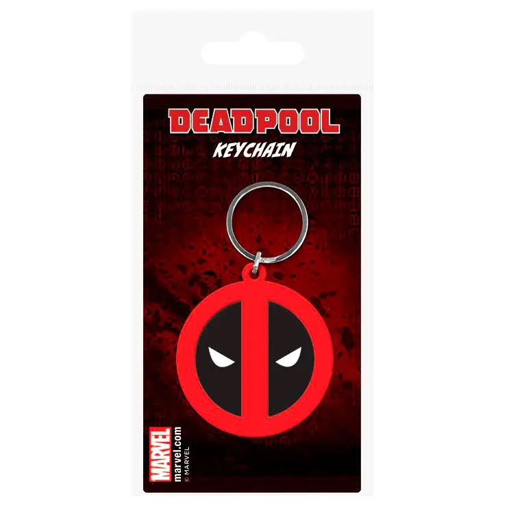 Marvel Comics Gumová Klíčenka Deadpool Symbol 6 cm fotografii produktu