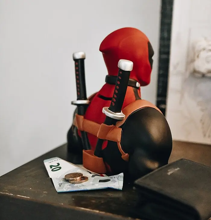 Marvel Deadpool pokladnička busta 20cm fotografii produktu