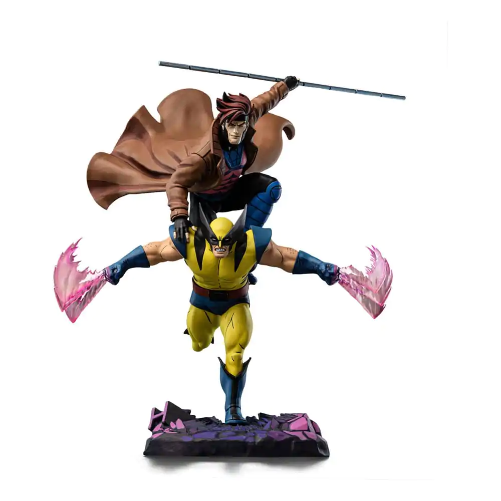 Marvel Deluxe Art Scale Socha 1/10 X-Men´97 Gambit & Wolverine 29 cm fotografii produktu