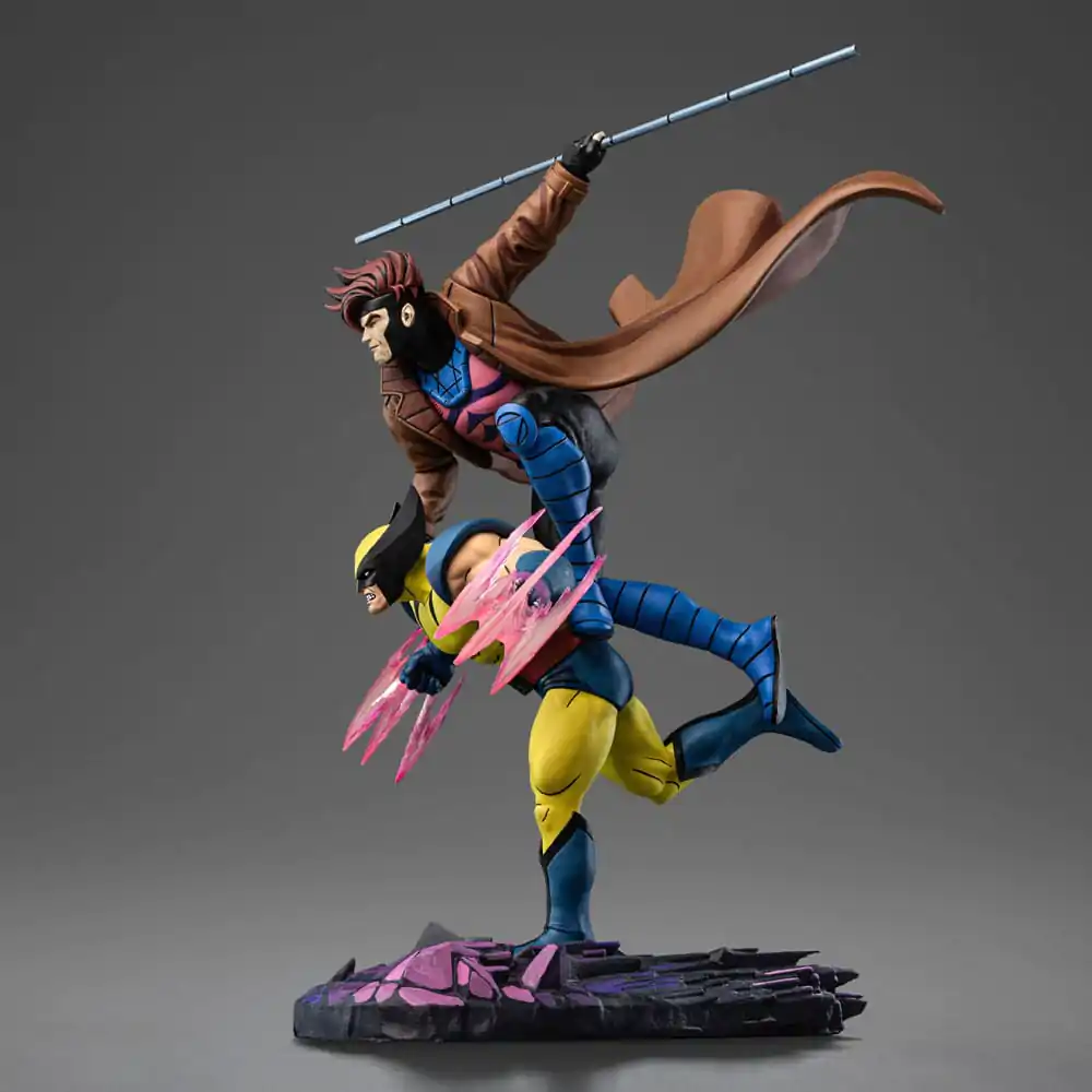 Marvel Deluxe Art Scale Socha 1/10 X-Men´97 Gambit & Wolverine 29 cm fotografii produktu