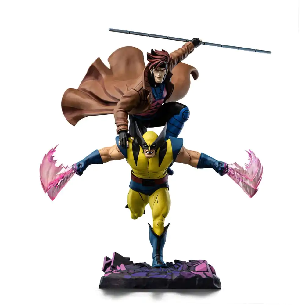 Marvel Deluxe Art Scale Socha 1/10 X-Men´97 Gambit & Wolverine 29 cm fotografii produktu