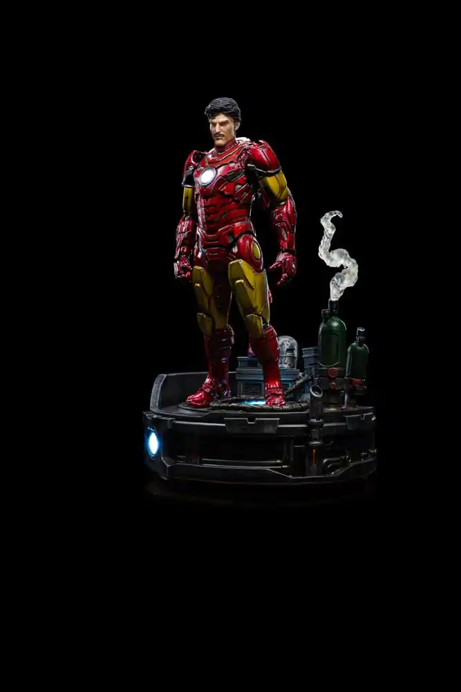 Marvel Deluxe Art Scale Socha 1/10 Iron Man Unleashed 23 cm fotografii produktu