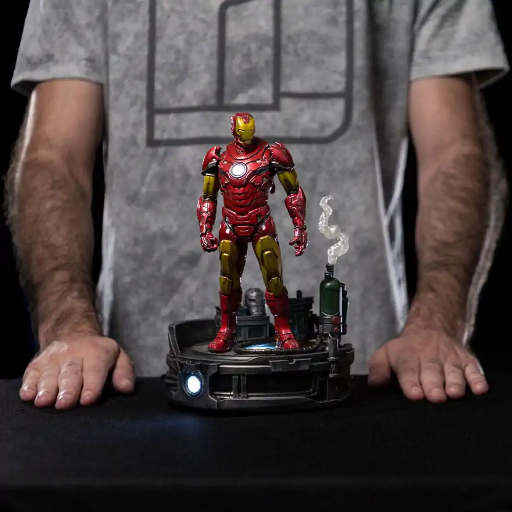 Marvel Deluxe Art Scale Socha 1/10 Iron Man Unleashed 23 cm fotografii produktu