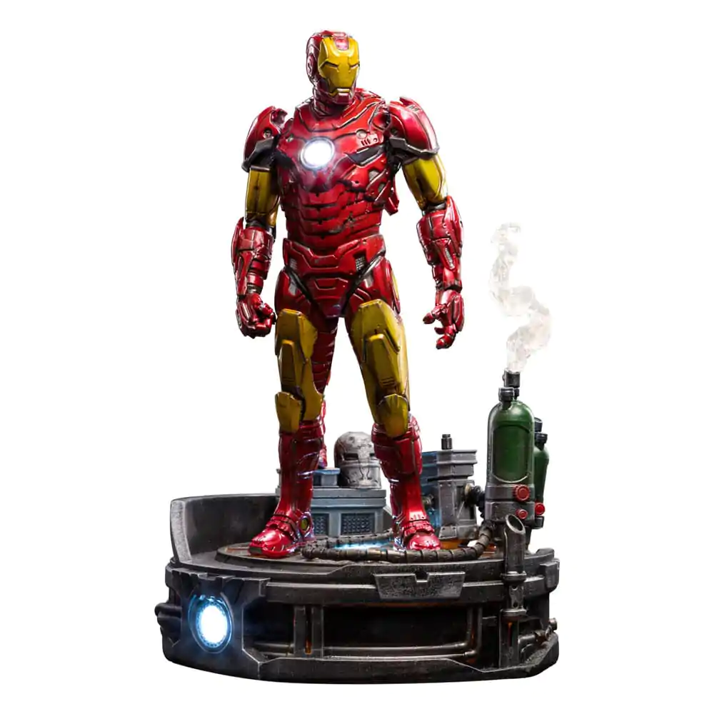 Marvel Deluxe Art Scale Socha 1/10 Iron Man Unleashed 23 cm fotografii produktu