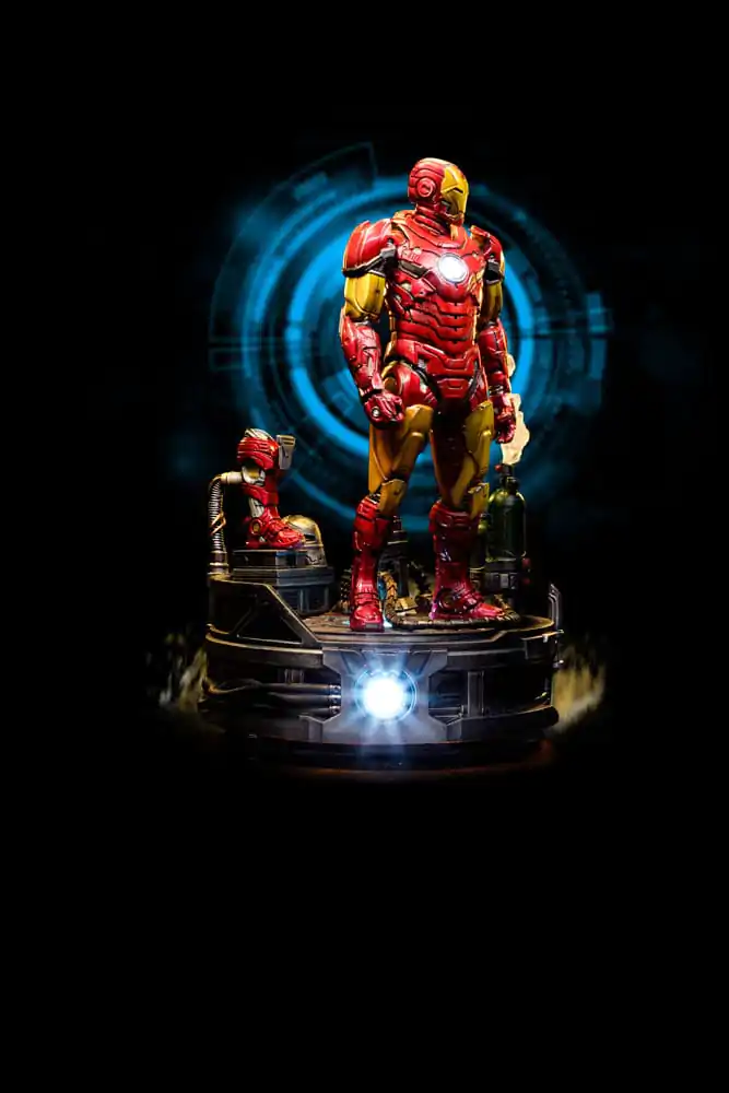 Marvel Deluxe Art Scale Socha 1/10 Iron Man Unleashed 23 cm fotografii produktu