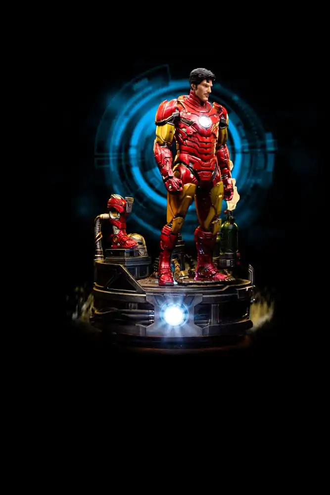 Marvel Deluxe Art Scale Socha 1/10 Iron Man Unleashed 23 cm fotografii produktu