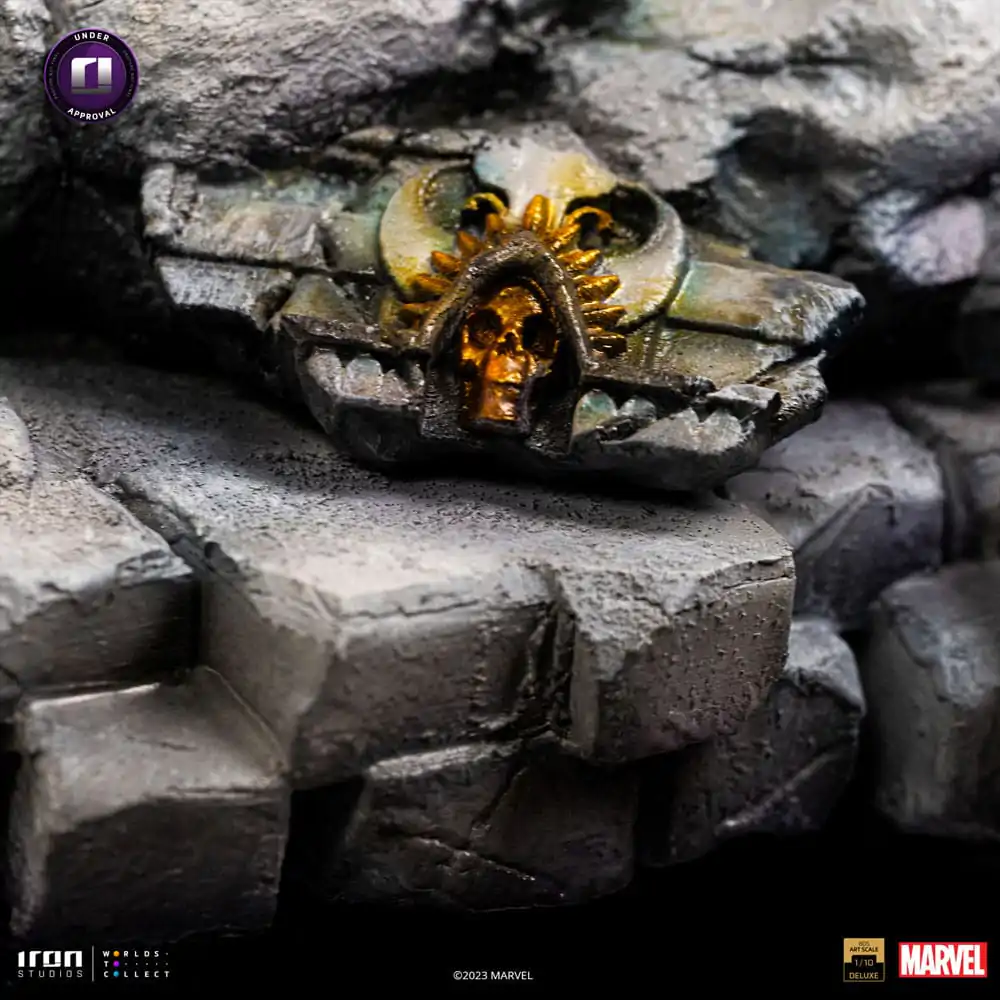 Marvel Deluxe BDS Art Scale socha 1/10 Thanos Rukavice nekonečna dioráma 42 cm fotografii produktu