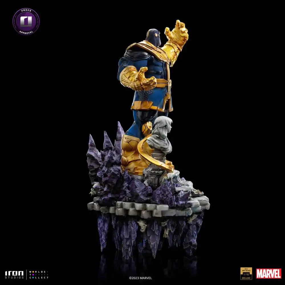 Marvel Deluxe BDS Art Scale socha 1/10 Thanos Rukavice nekonečna dioráma 42 cm fotografii produktu