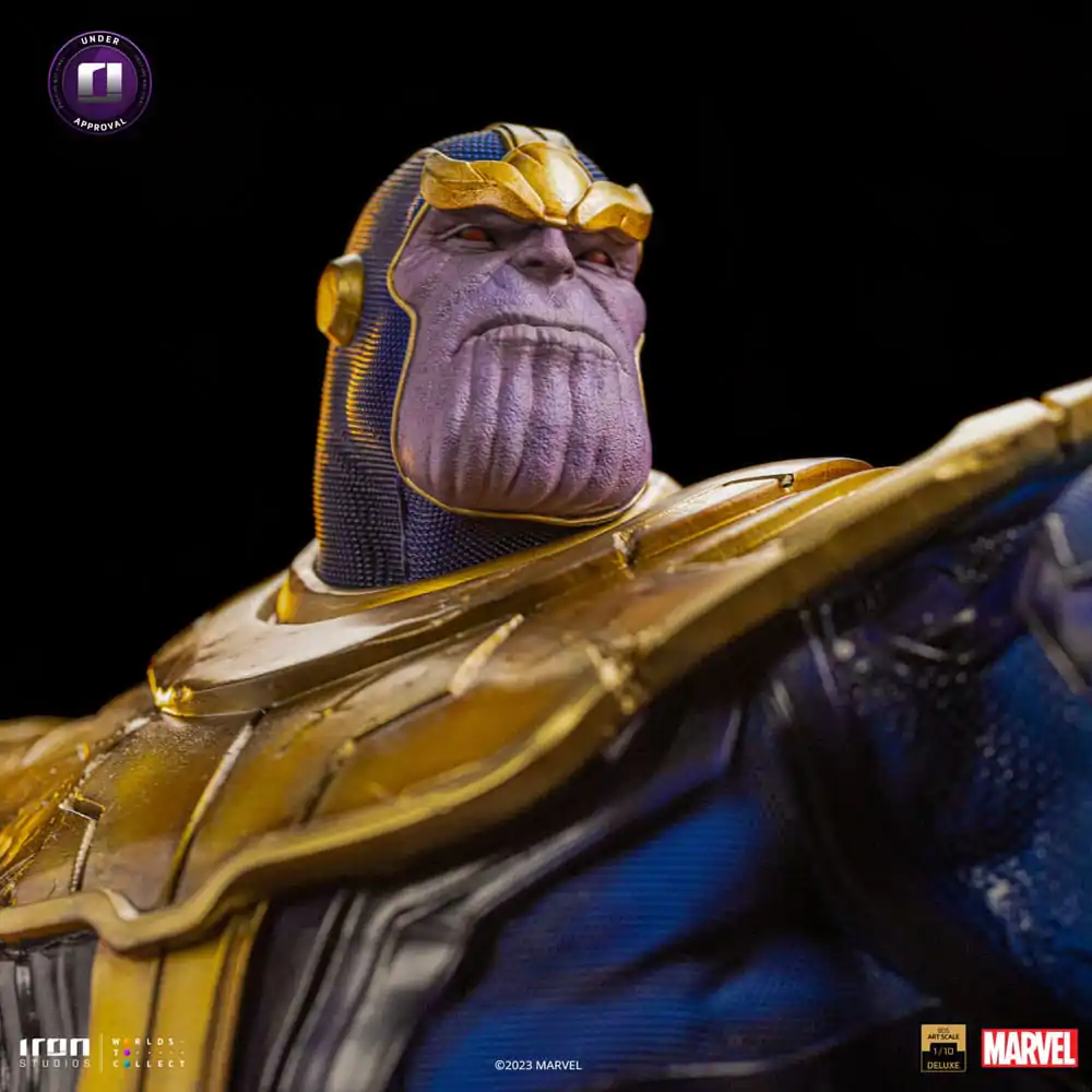 Marvel Deluxe BDS Art Scale socha 1/10 Thanos Rukavice nekonečna dioráma 42 cm fotografii produktu
