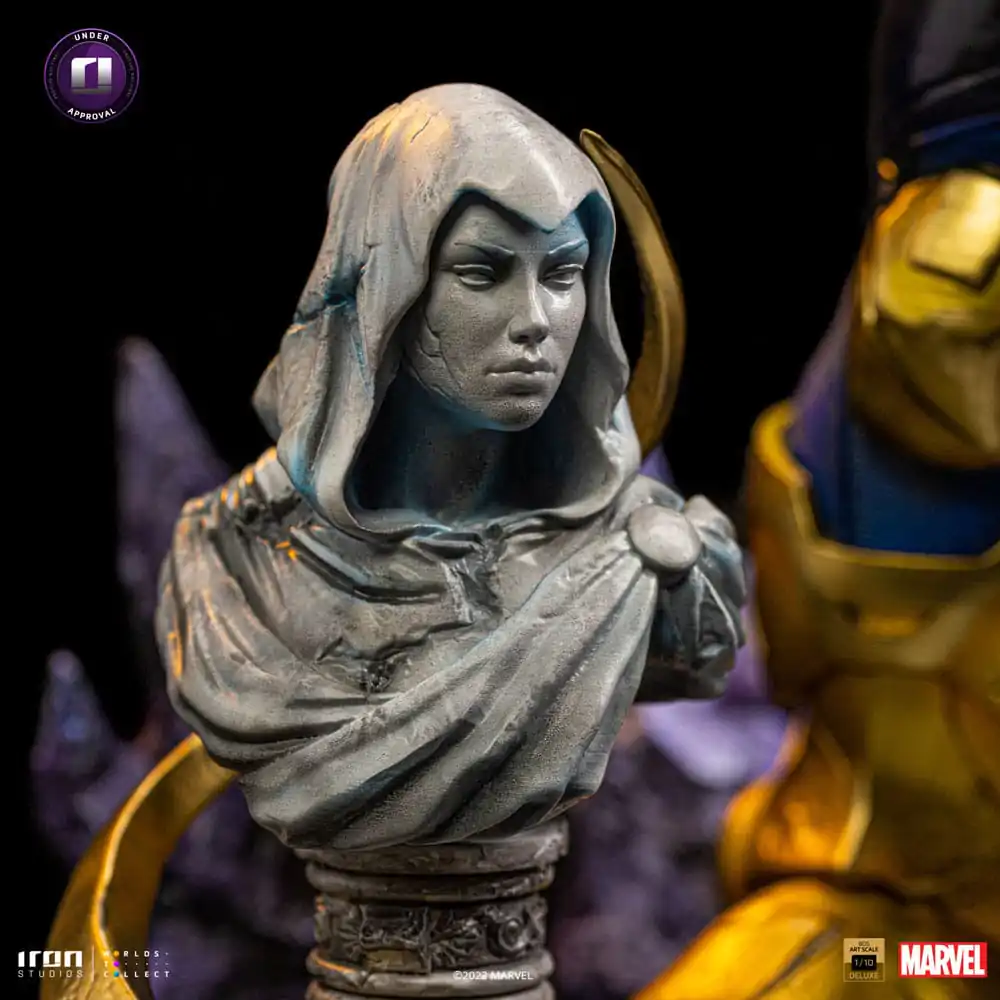 Marvel Deluxe BDS Art Scale socha 1/10 Thanos Rukavice nekonečna dioráma 42 cm fotografii produktu