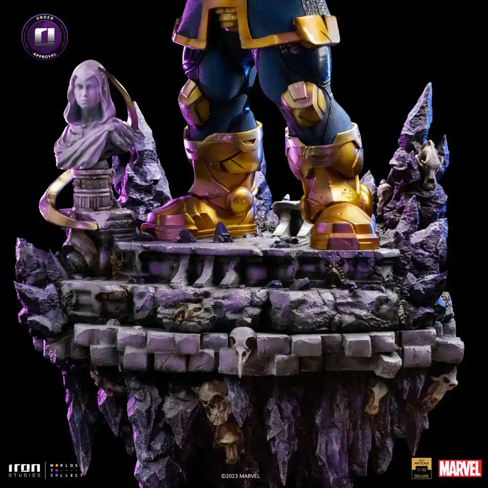 Marvel Deluxe BDS Art Scale socha 1/10 Thanos Rukavice nekonečna dioráma 42 cm fotografii produktu