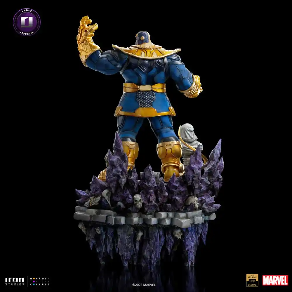 Marvel Deluxe BDS Art Scale socha 1/10 Thanos Rukavice nekonečna dioráma 42 cm fotografii produktu