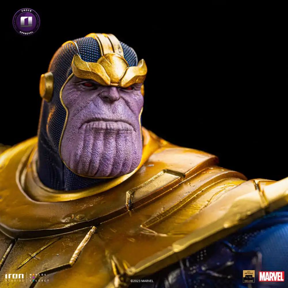 Marvel Deluxe BDS Art Scale socha 1/10 Thanos Rukavice nekonečna dioráma 42 cm fotografii produktu
