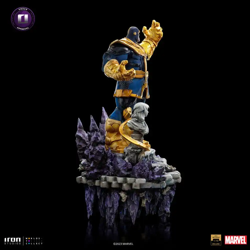 Marvel Deluxe BDS Art Scale socha 1/10 Thanos Rukavice nekonečna dioráma 42 cm fotografii produktu