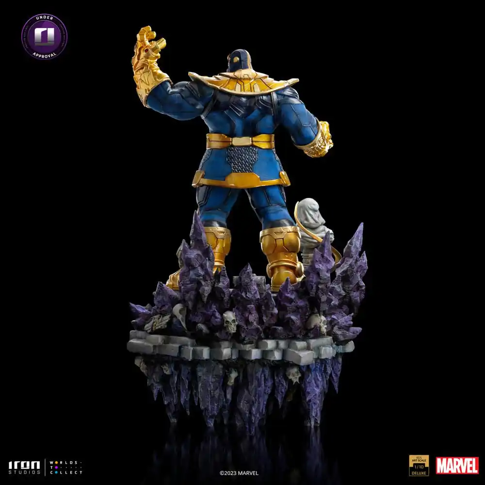 Marvel Deluxe BDS Art Scale socha 1/10 Thanos Rukavice nekonečna dioráma 42 cm fotografii produktu