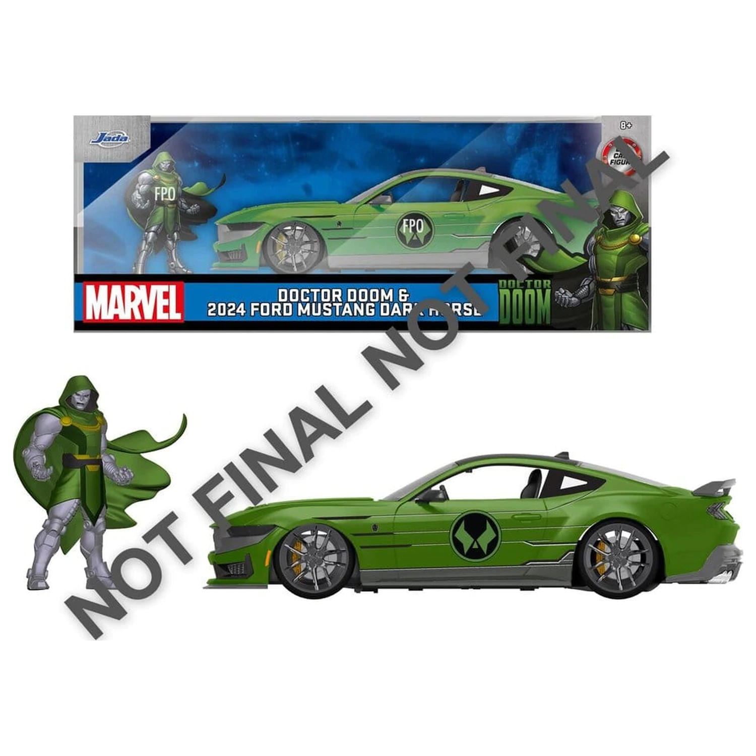 Marvel Kovový model 1:24 Avengers Doctor Doom 2024 Ford fotografii produktu