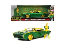 Marvel Diecast Model 1/24 Ford Thunderbird Loki fotografii produktu