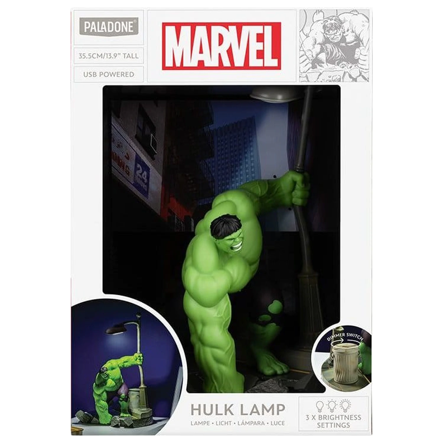 Marvel Diorama Světelný Hulk fotografii produktu
