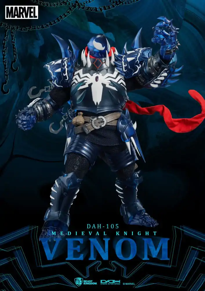 Marvel Dynamic 8ction Heroes Akční figurka 1/9 Středověký rytíř Venom 23 cm fotografii produktu