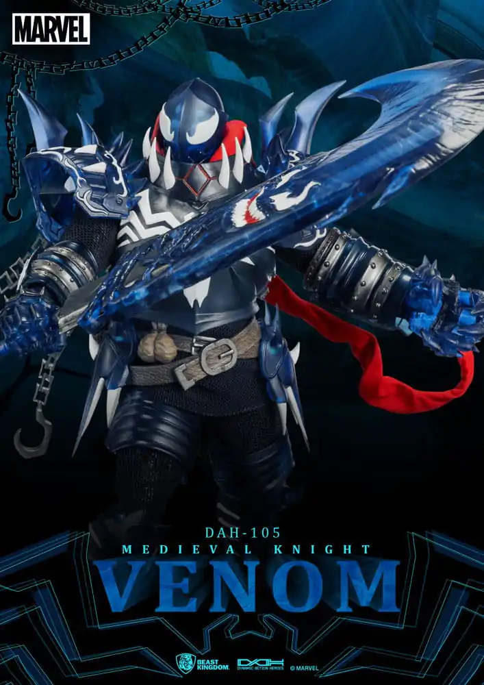 Marvel Dynamic 8ction Heroes Akční figurka 1/9 Středověký rytíř Venom 23 cm fotografii produktu
