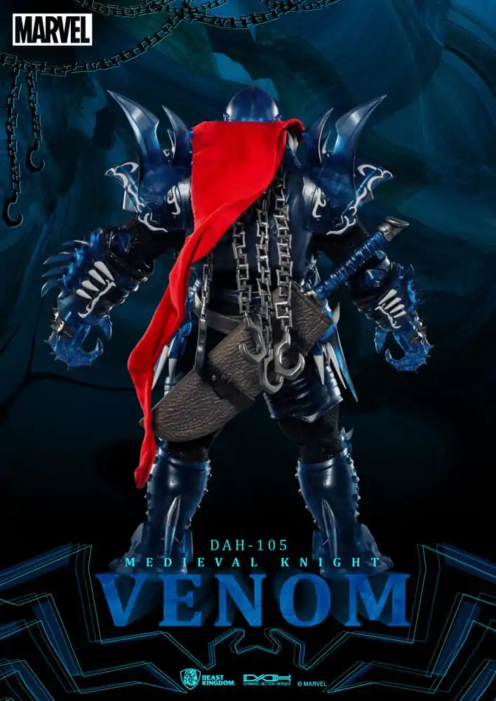 Marvel Dynamic 8ction Heroes Akční figurka 1/9 Středověký rytíř Venom 23 cm fotografii produktu