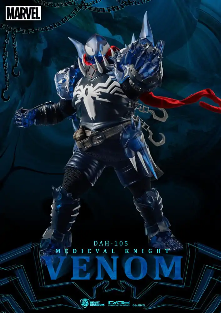 Marvel Dynamic 8ction Heroes Akční figurka 1/9 Středověký rytíř Venom 23 cm fotografii produktu
