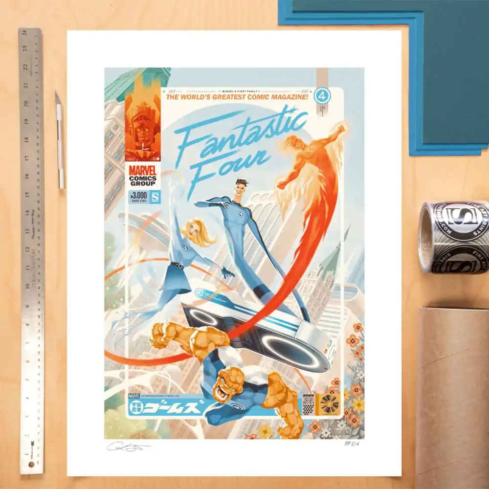 Marvel Fantastic Four #48 Umělecký tisk Marvel's First Family: The Fantastic Four! 61 x 41 cm - bez rámu fotografii produktu