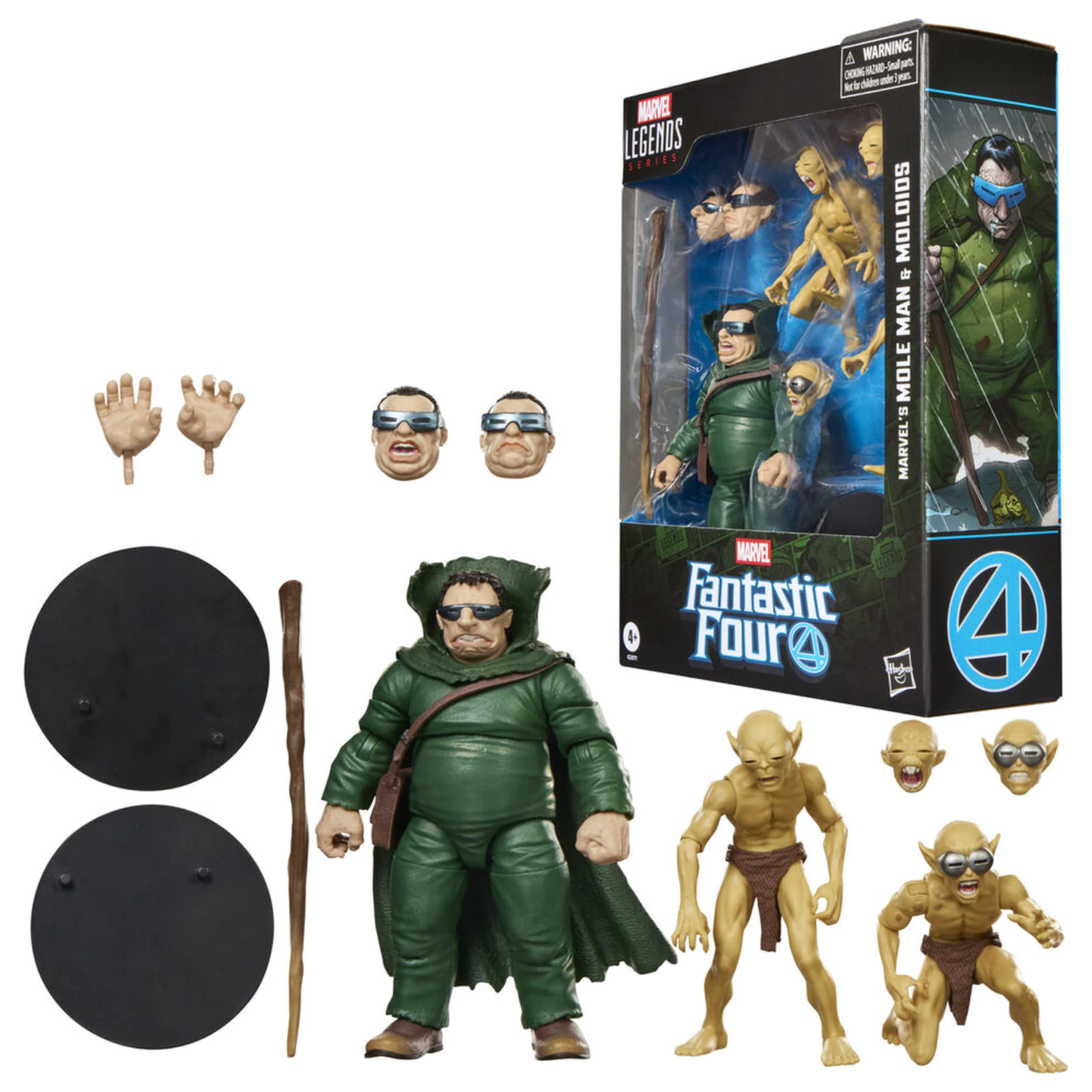 Marvel Fantastic Four Marvels Mole Man & Moloios sada figurek 15cm fotografii produktu