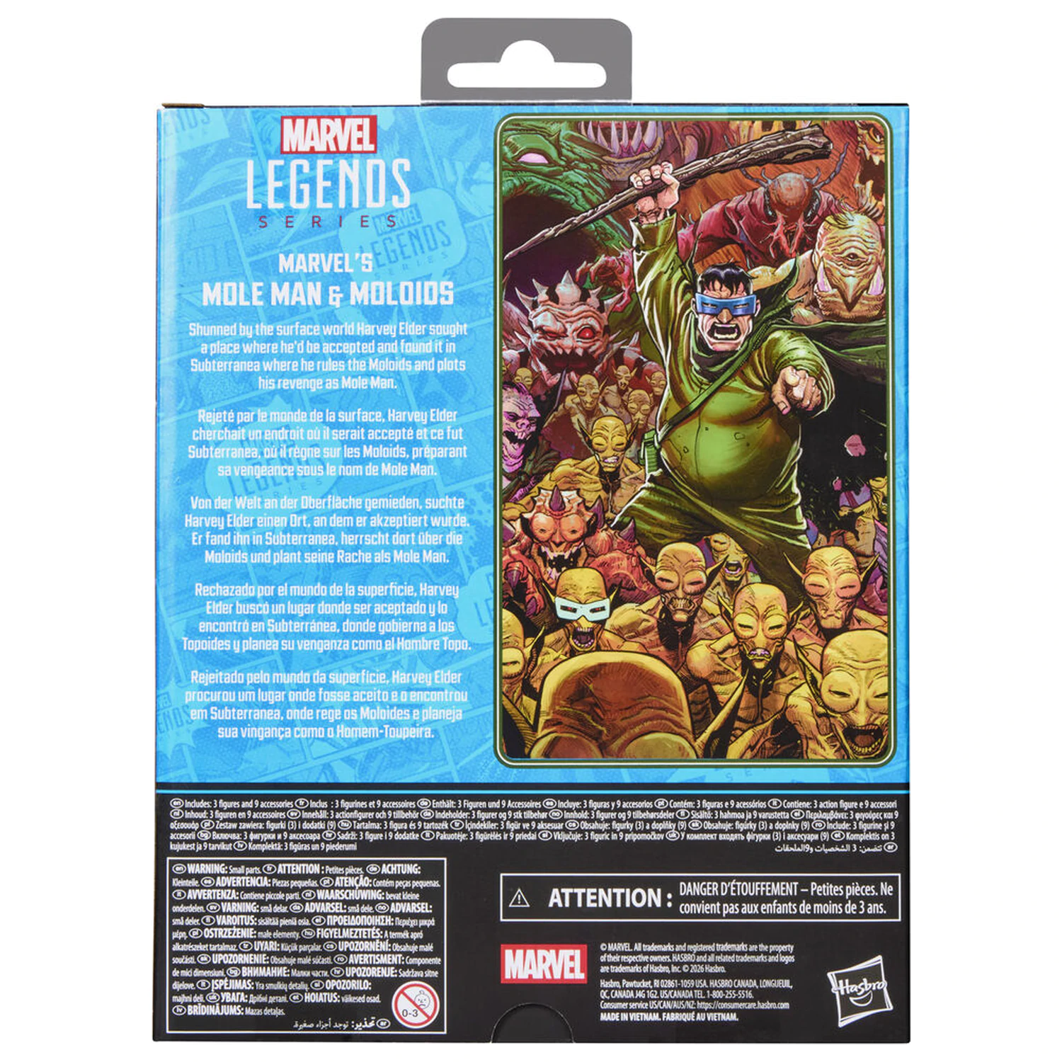 Marvel Fantastic Four Marvels Mole Man & Moloios sada figurek 15cm fotografii produktu