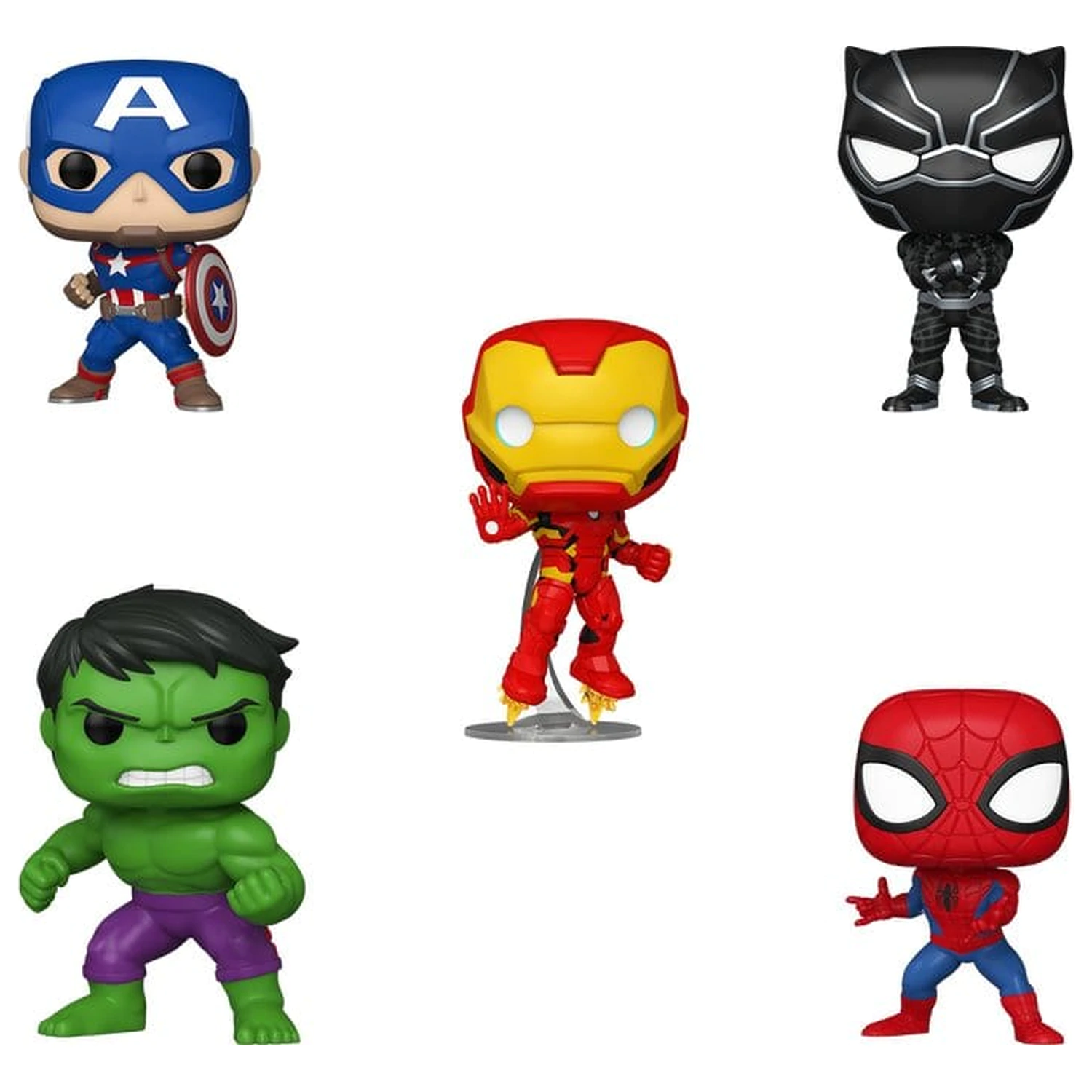 Marvel Funko POP! Vinylová Figurka Balení 5 Kusů 9 cm fotografii produktu