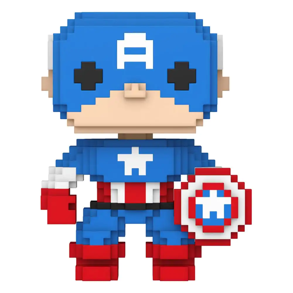 Marvel Funko POP! 8-Bit vinylová figurka Captain America 9 cm fotografii produktu