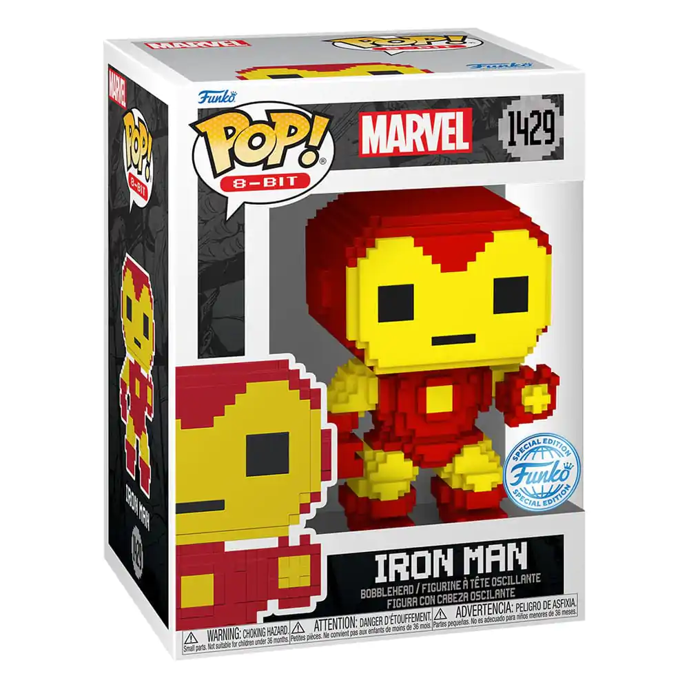 Marvel Funko POP! 8-Bit vinylová figurka Iron Man 9 cm fotografii produktu