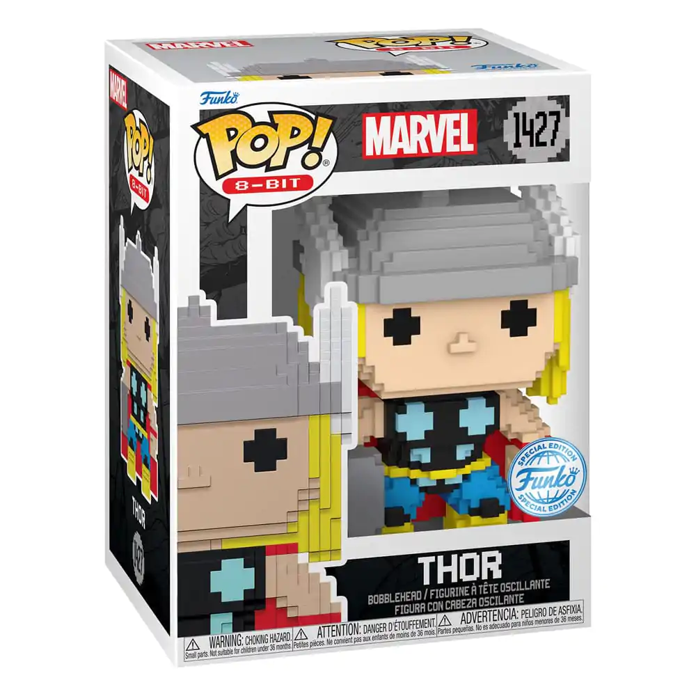 Marvel Funko POP! 8-Bit Vinylová Figurka Thor 9 cm fotografii produktu