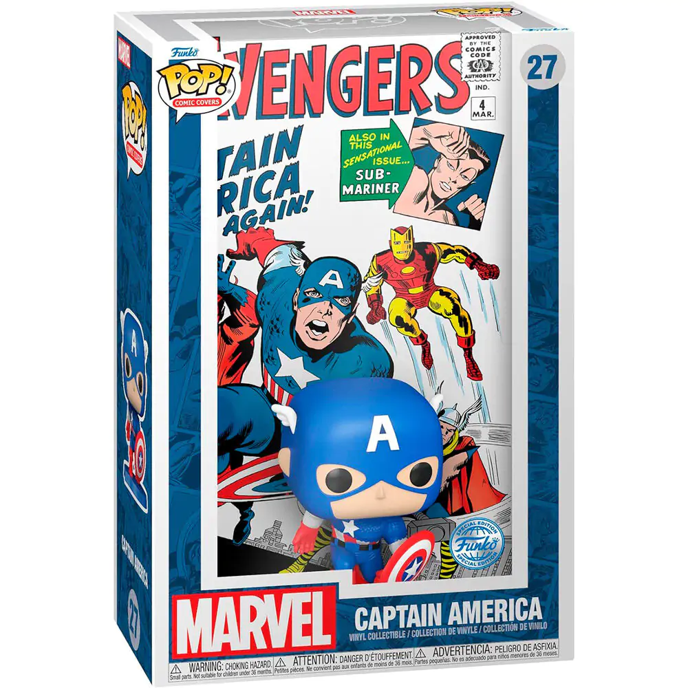 Marvel POP! Comic Cover vinylová figurka Avengers #4 (1963) fotografii produktu
