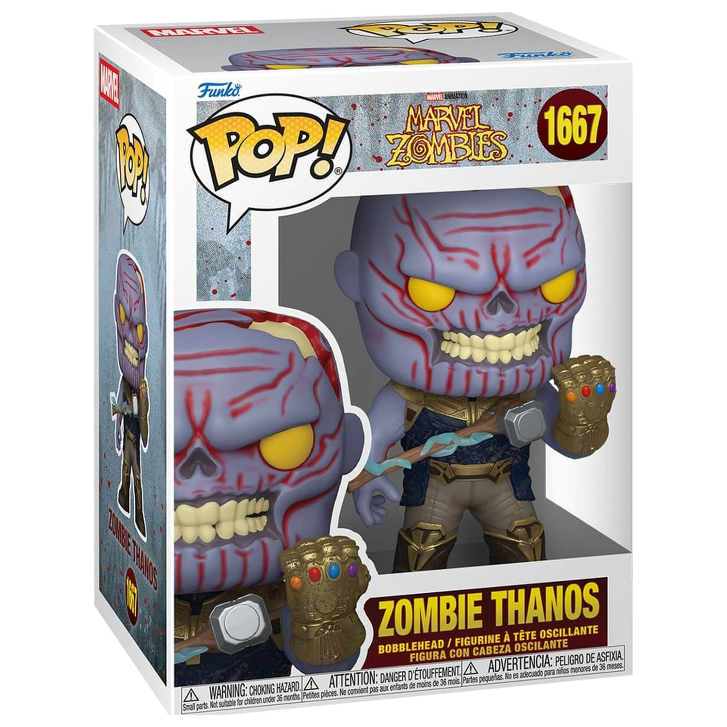 Marvel Funko POP! Comics vinylová figurka Zombie Thanos 9 cm fotografii produktu