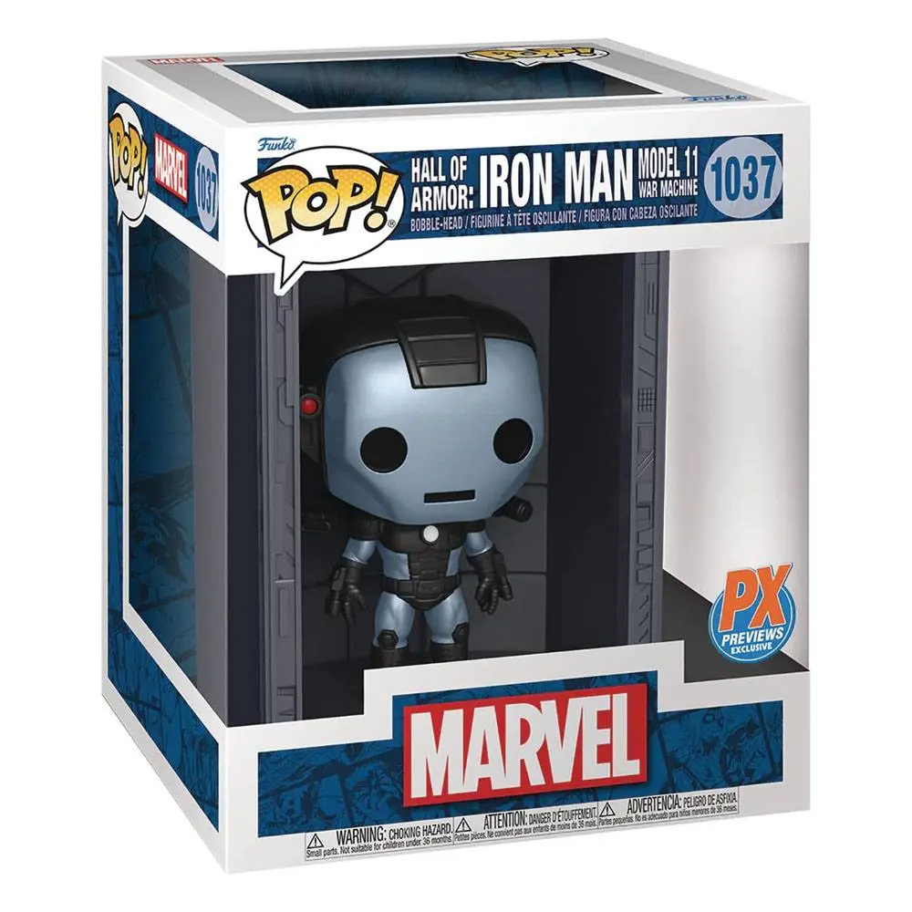 Marvel POP! Deluxe Vinylová Figurka Síň Brnění Iron Man Model 11 War Machine PX Exclusive 9 cm fotografii produktu