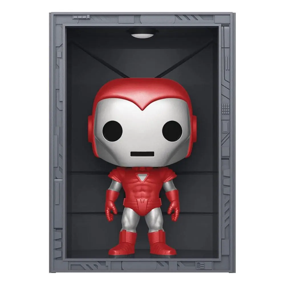 Marvel POP! Deluxe Vinylová Figurka Síň Brnění Iron Man Model 8 Silver Centurion PX Exclusive 9 cm fotografii produktu