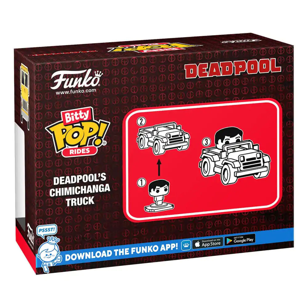 Marvel Funko POP! Rides Vinyl Figure Deadpool s Chimichanga Truck 2,5 cm fotografii produktu