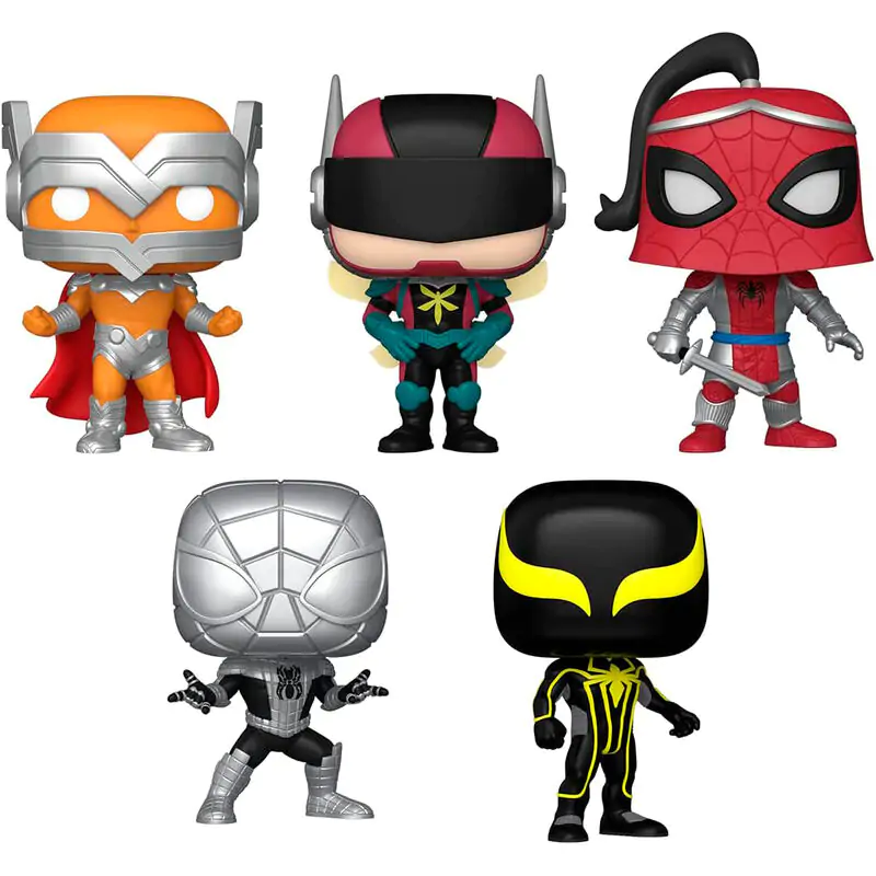 Marvel POP! Vinylová figurka 5-Pack Year of the Spider Special Edition 9 cm fotografii produktu