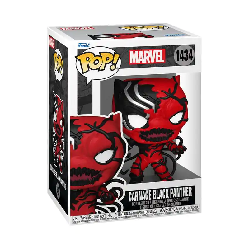 Marvel Funko POP! Vinylová figurka Carnageized - Black Panther 9 cm fotografii produktu