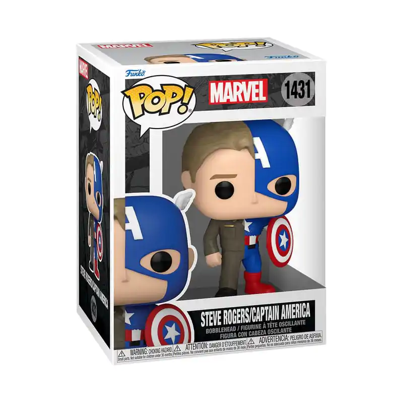 Marvel Funko POP! Vinylová figurka Split- Captain A/Steve R 9 cm fotografii produktu