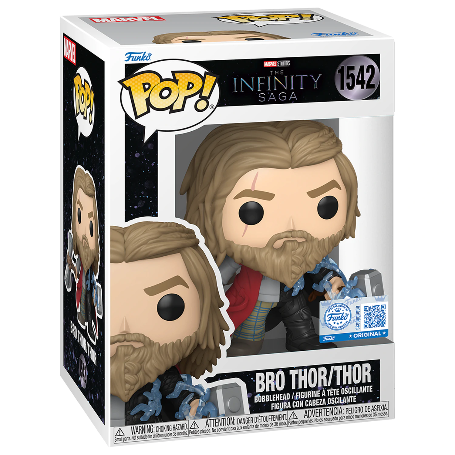 Marvel Funko POP! Vinylová figurka Rozdělení – Thor/Bro Thor Exkluzivní 9 cm fotografii produktu